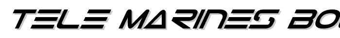 Tele-Marines Bold Italic font